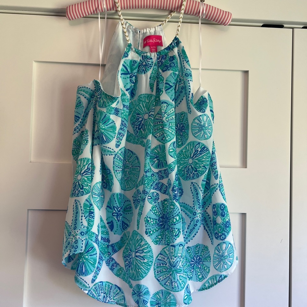 Lilly Pulitzer for Target Blue and Green Blouse